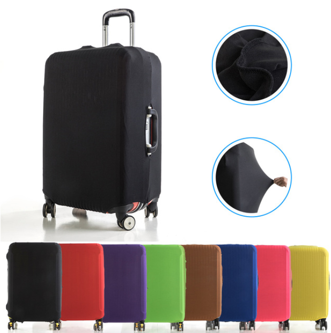 Custom Printed colorful Luggage cover Cheap Price Polyester Spandex Suitcase Cover