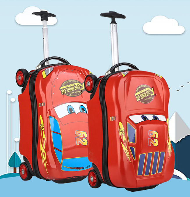 3D Kids Suitcase Car Travel Luggage Children Travel Trolley luggage for boys wheeled suitcase Rolling luggage suitcase