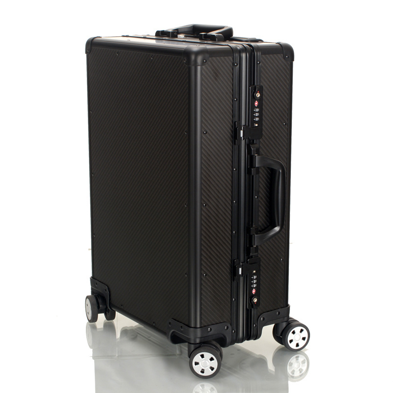 Real Carbon Fiber Suitcase Smart Professional Best Price High Quality Black 20