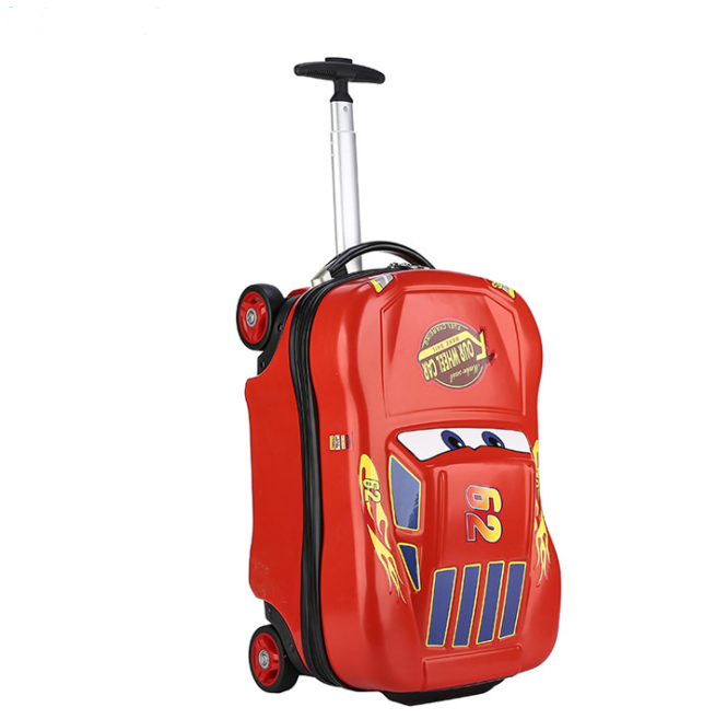 3D Kids Suitcase Car Travel Luggage Children Travel Trolley luggage for boys wheeled suitcase Rolling luggage suitcase