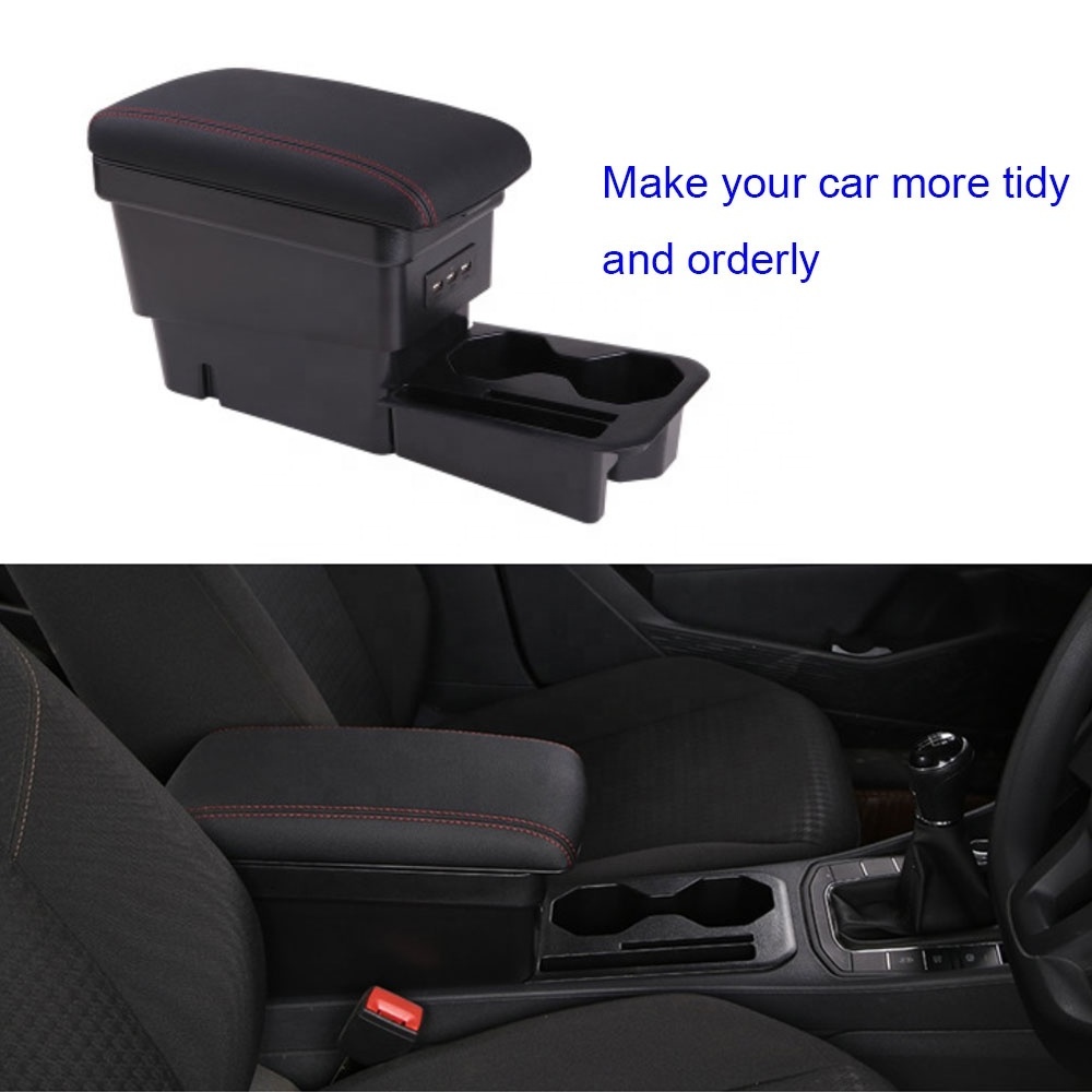 Car Multi Armrest Center Console for VW multi armrest console box For volkswagen Bore armrest box