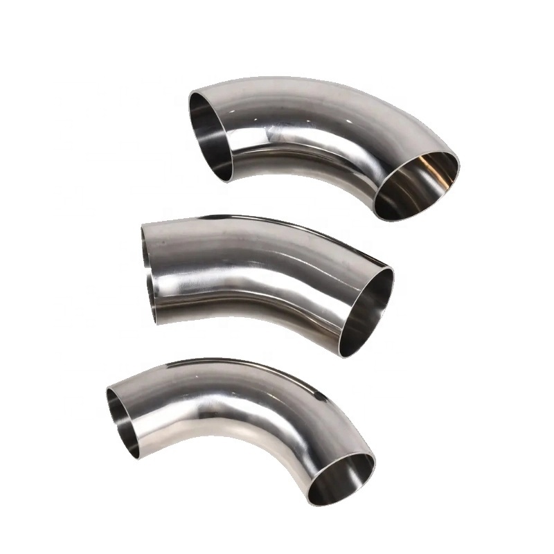 Best Stainless Steel 304 316 Curves Weld Pipe Elbow 90 180 Degree Bends 3A DIN