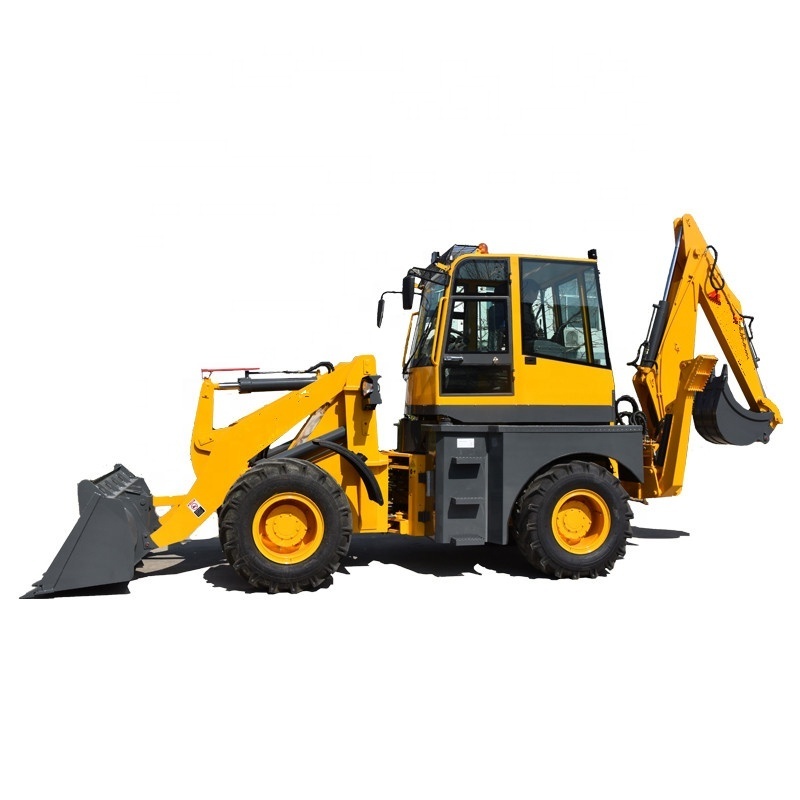 small garden tractor loader and backhoe with mower for sale