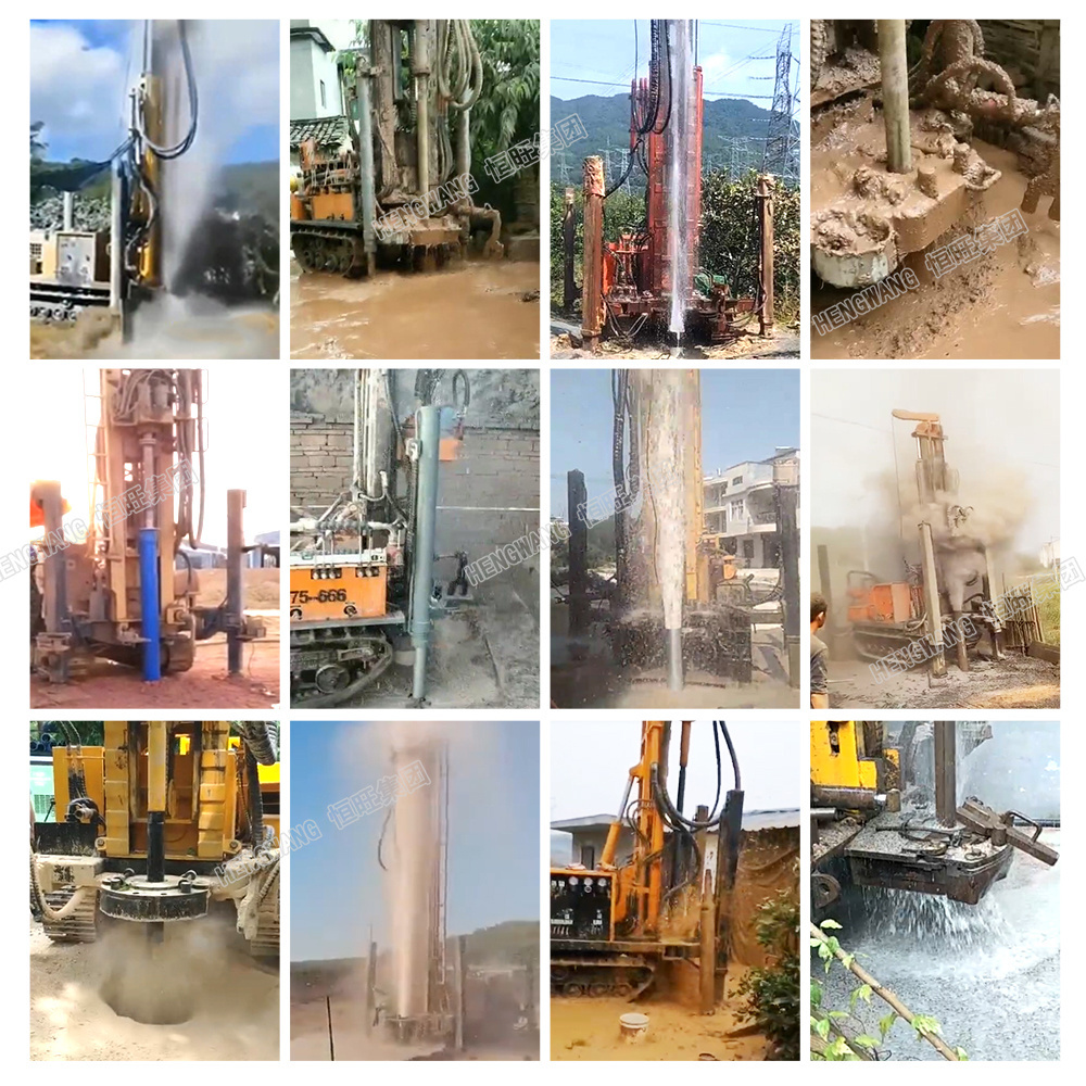 track-mounted water well drilling rig deep ground crawler drilling rig machine portable water well drilling rigs for soil test