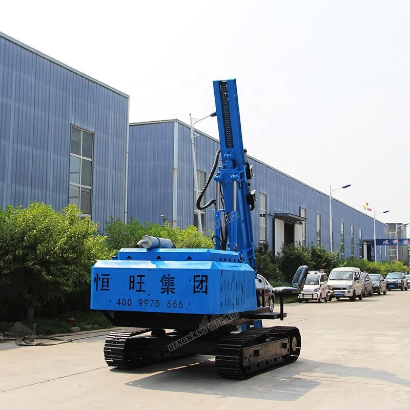 solar drop hammer piling pressing ramming pile driver machine