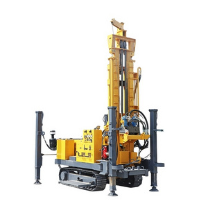 HENGWANG wholesale big rotary mine drilling rig 500m drill water well pole hole DTH drill rig for ground water