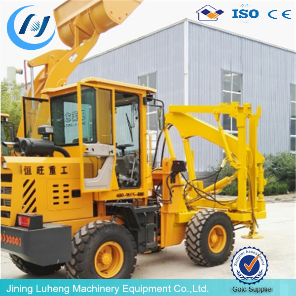 Truck mounted Highway Guardrail Hydraulic Pile Driver For Posts Installation