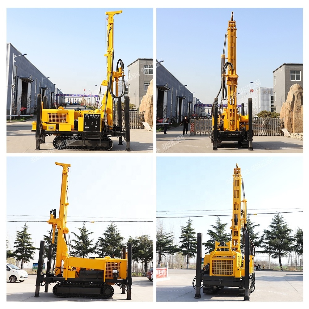 HQZ-320L 500m depth water well drilling borehole rig machine  equipment