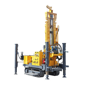 track-mounted water well drilling rig deep ground crawler drilling rig machine portable water well drilling rigs for soil test