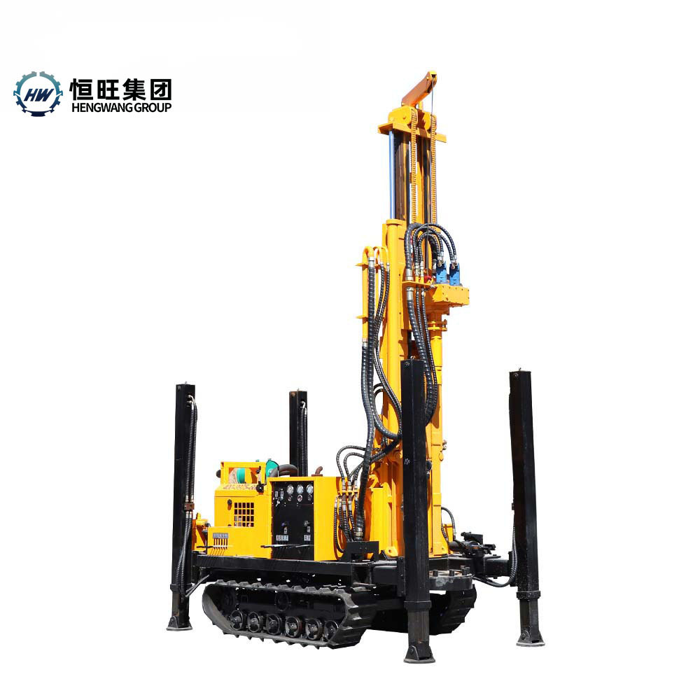 China Hengwang High Quality Portable Deep Water Well Rotary Crawler Drilling Rig