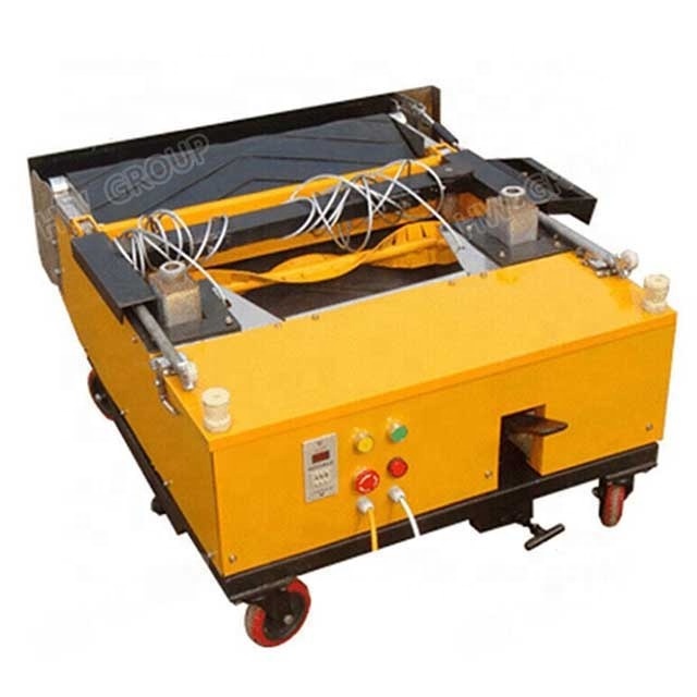 New technology concrete automatic mini cement plastering wall machine