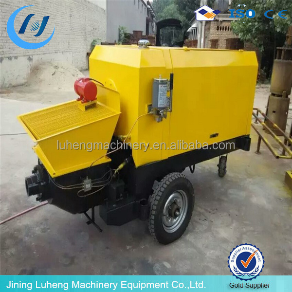 putzmeister pumpcrete trailer concrete pump