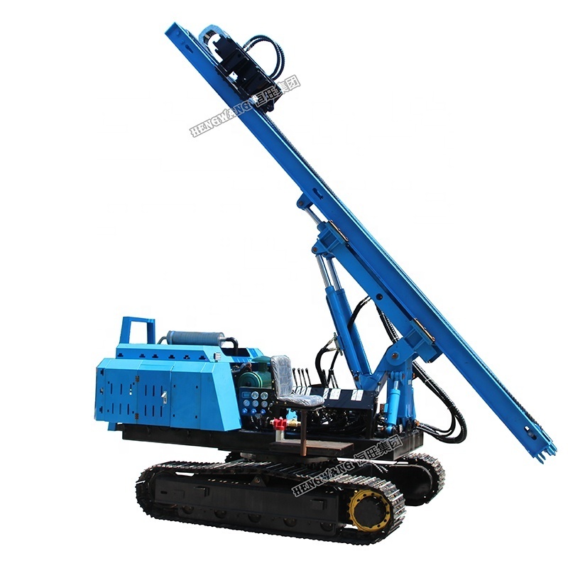 solar drop hammer piling pressing ramming pile driver machine