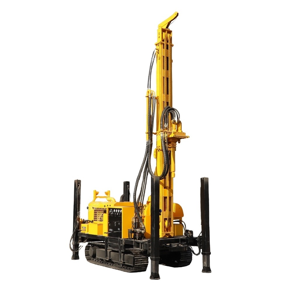 150m Mud Pump Drilling Rig Water Well/Air Compressor Drill Rig For Deep Well