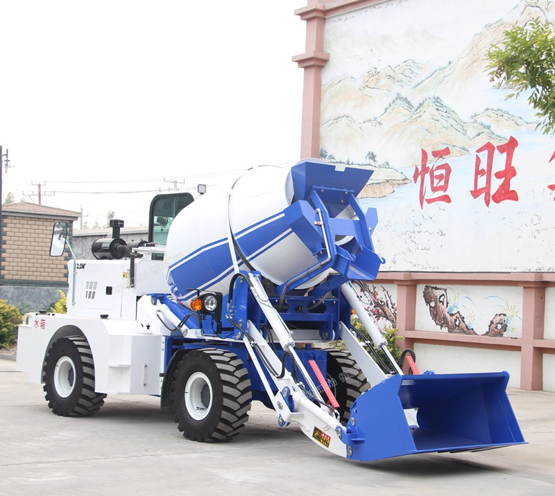 Foam concrete mixer / self loading concrete mixer truck / concrete pump mixer truck