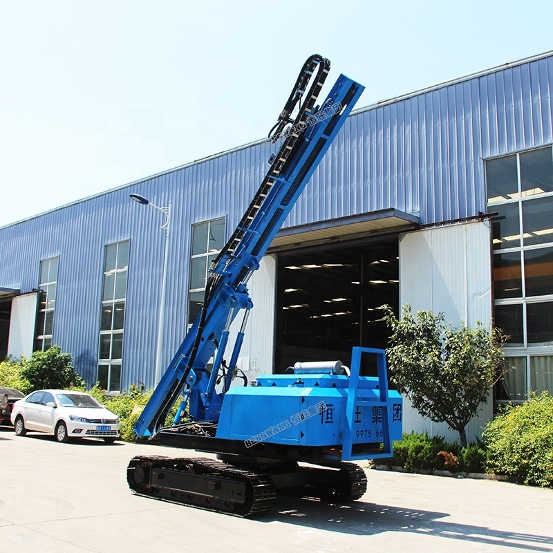 solar drop hammer piling pressing ramming pile driver machine