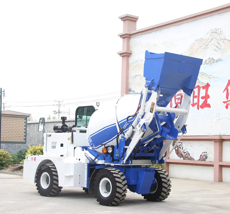 Foam concrete mixer / self loading concrete mixer truck / concrete pump mixer truck