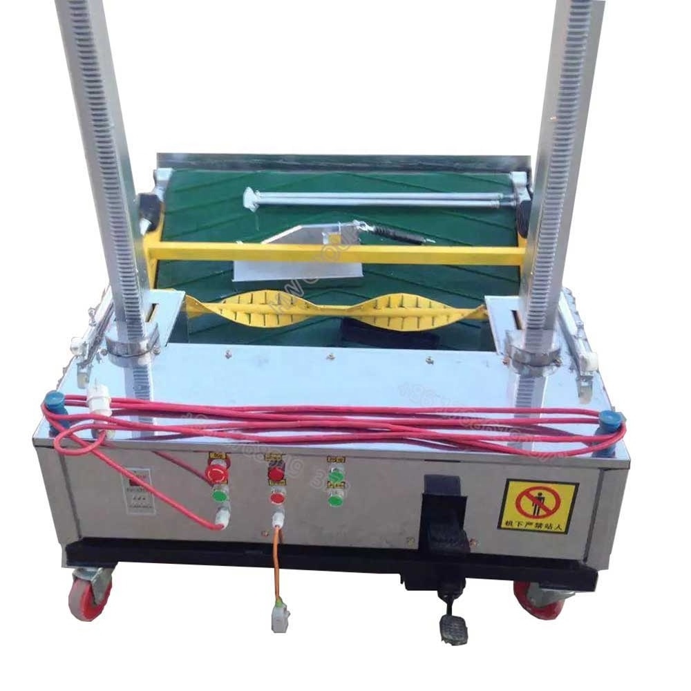 New technology concrete automatic mini cement plastering wall machine