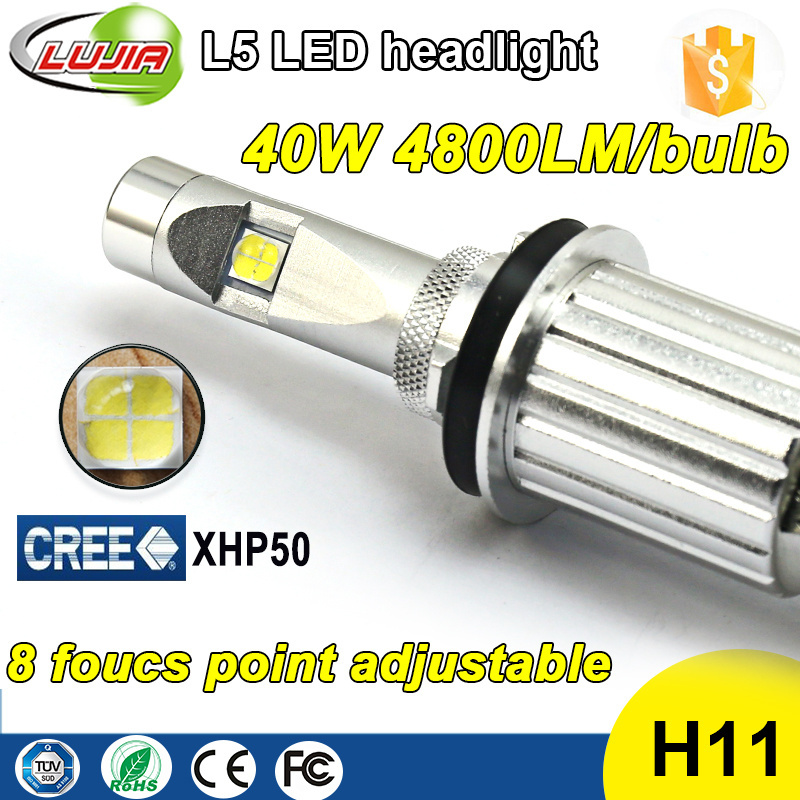 2017 L5 H11 bulb H8 / 9600LM 80w H9 LED fog LED Conversion kits fog light led headlights for car