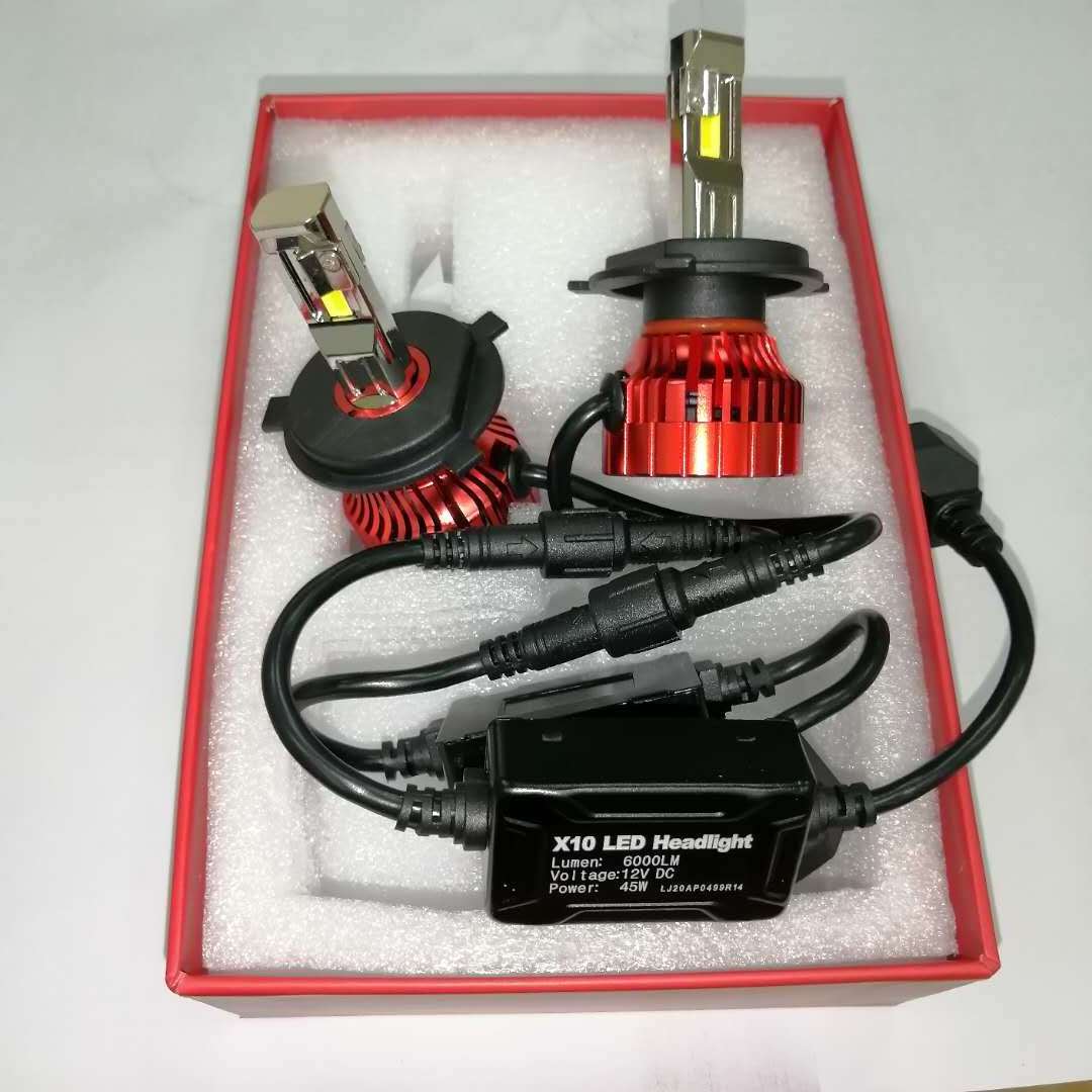 3575 Chip X10 H4 car led headlight bulbs the brightest hight & low beam Headlight Bulbs kit