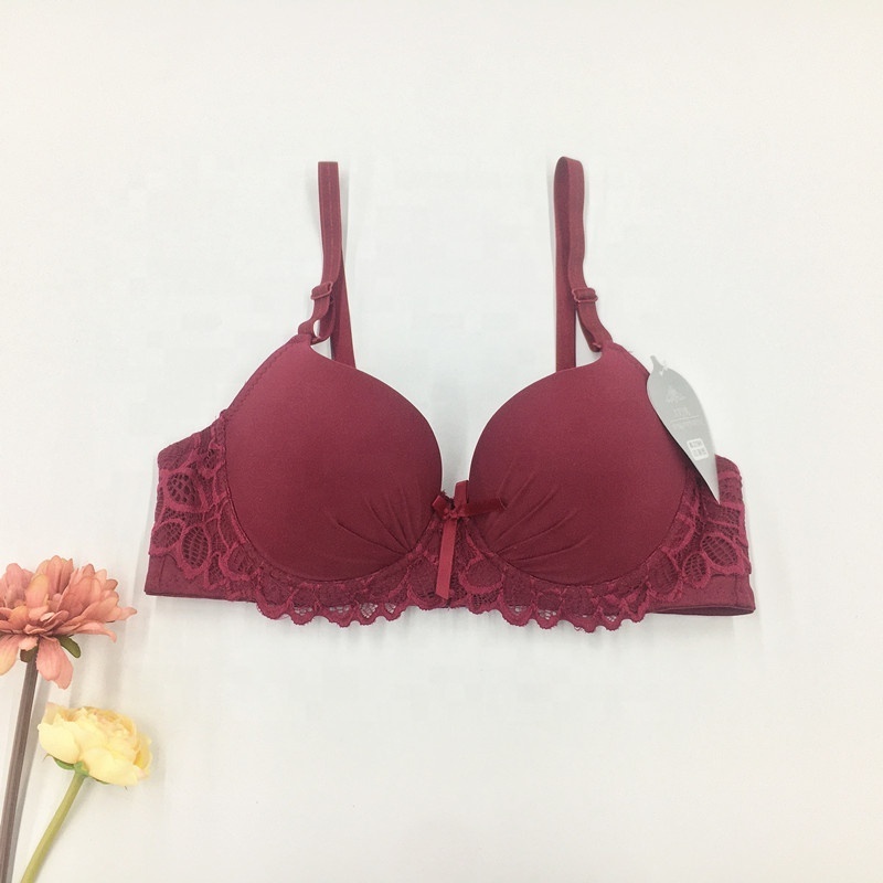 2020 Good quality women beautiful bra sexy design push up 38 bra size young ladies bras