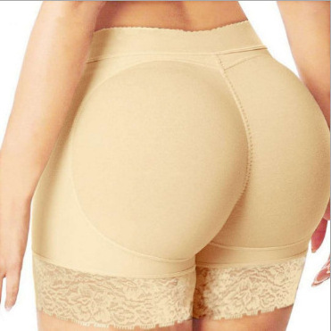 Women Lace Seamless Boyshort Slimming Pants Butt Lifter Booty Padded Butt Hip Enhancer Shaper Panties