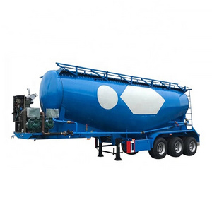 Top Factory New V-Type Bulk Cement Tank Truck Trailer 40Ton 50Ton 60Tons Steel Dry Cement Bulker Silo Tanker Semi Trailer