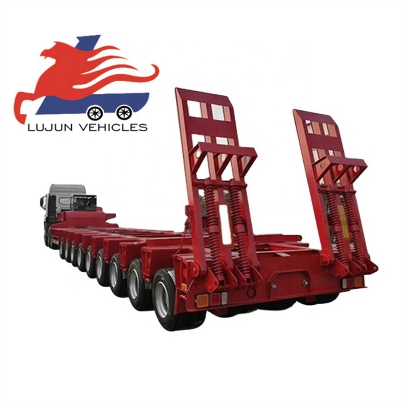 Factory manufactures container flatbed 40 feet 3 axle 4 axle truck semi trailer flatbed trailer for sale