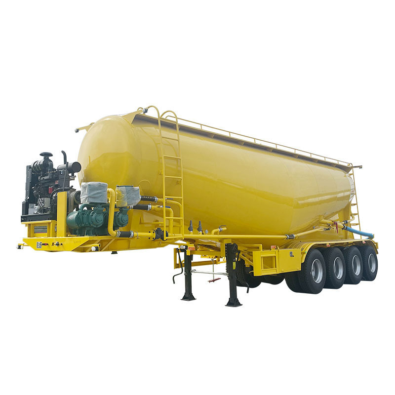 3 Alxes Diesel or Electirical Engine compresor 30/40/50 Ton Tanker 30/45/50 Cbm Bulk Cement Tank Trailer Cement Semi Trailer