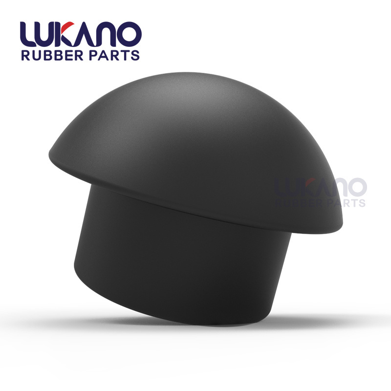 Solid Nitrile Neoprene EPDM silicone mushroom head rubber plug adapter