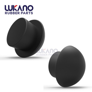 Solid Nitrile Neoprene EPDM silicone mushroom head rubber plug adapter