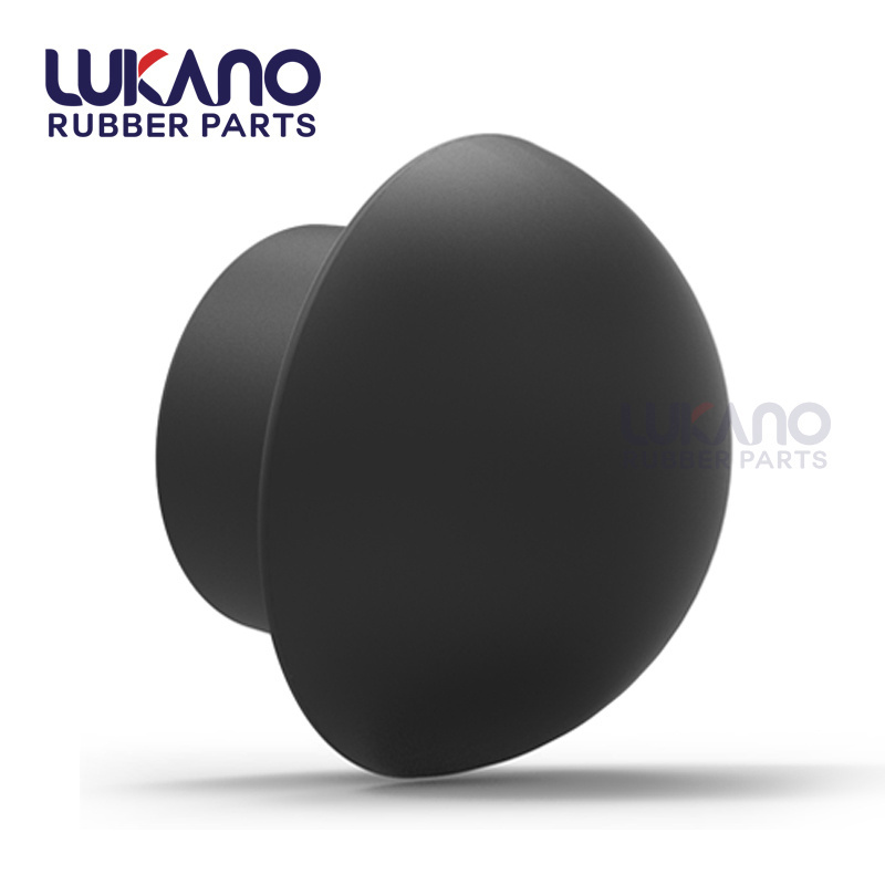 Solid Nitrile Neoprene EPDM silicone mushroom head rubber plug adapter