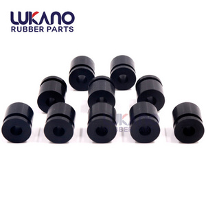 Groove-lined rubber spacer custom absorbing shocks silicone Rubber Buffer