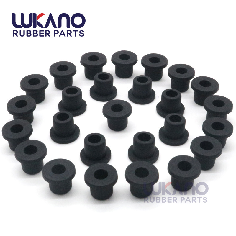 3/4'' Top hat grommet seal with thread  custom airtight seal automotive silicone rubber T-shaped cord grommet