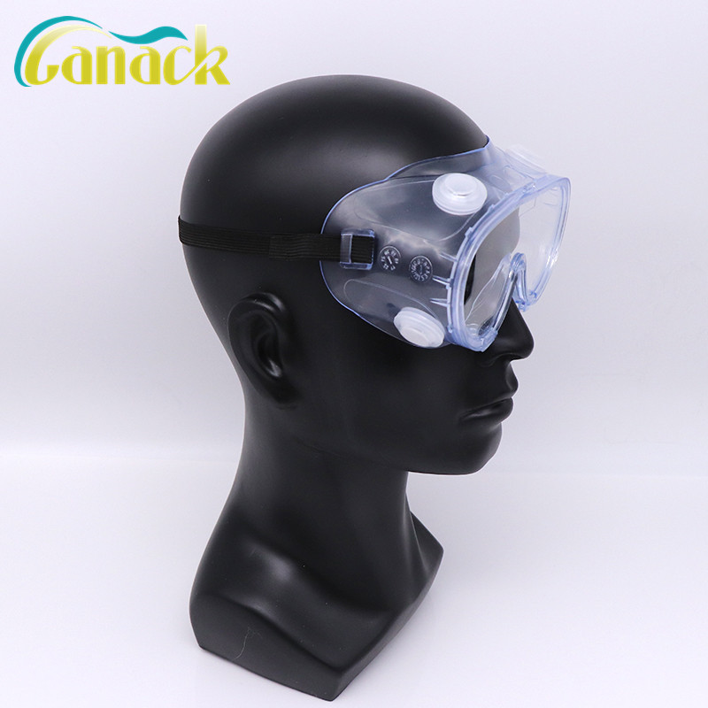 Medical supply pvc transparent eye steam goggles medical safety goggles