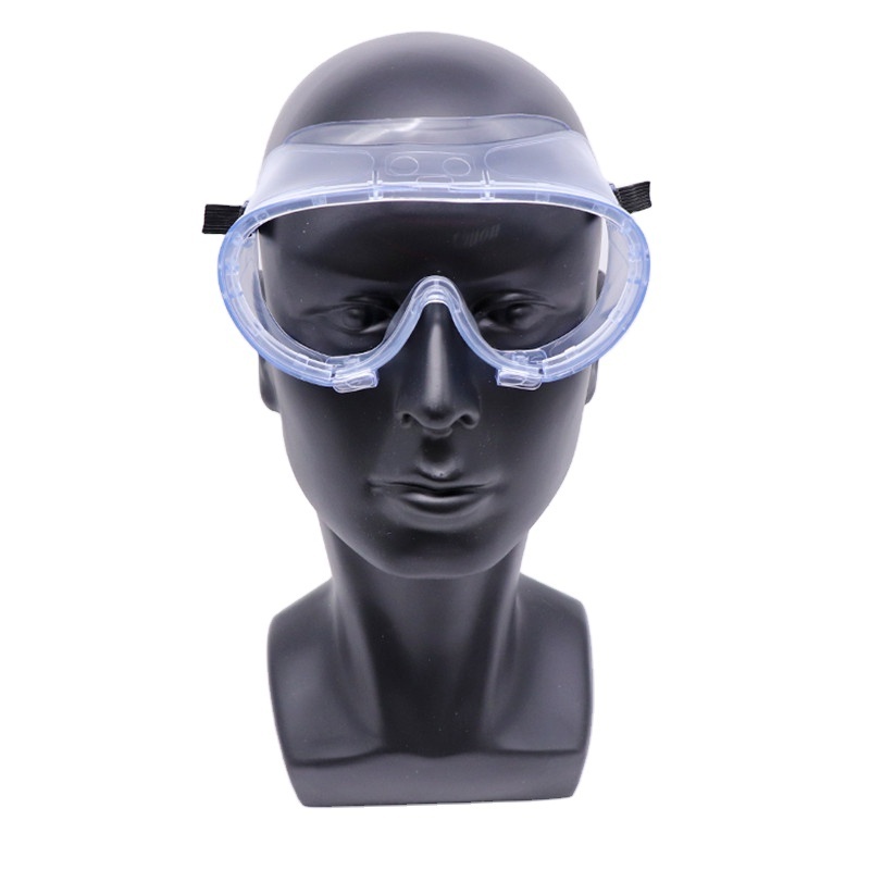 Medical supply pvc transparent eye steam goggles medical safety goggles