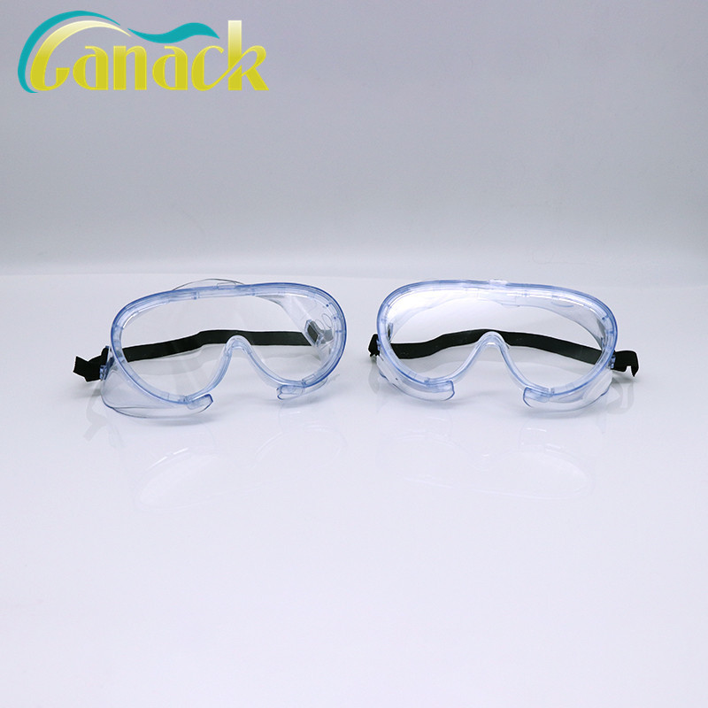 Medical supply pvc transparent eye steam goggles medical safety goggles