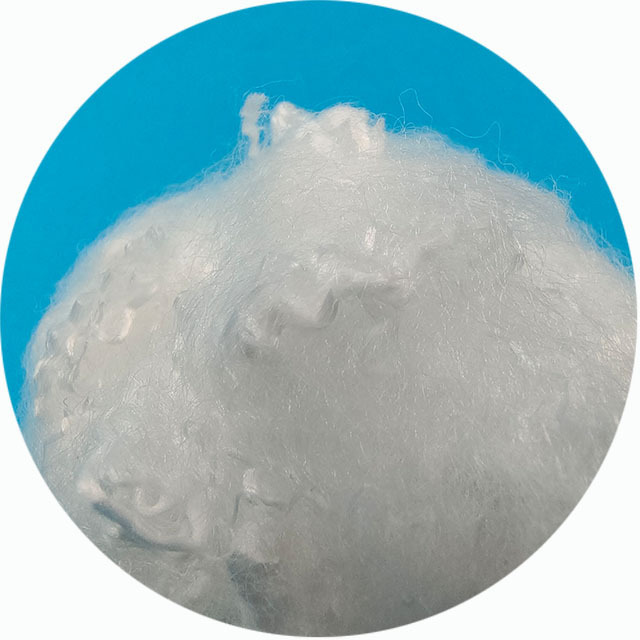 2D 51MM Recycled White Low melt Polyester Fiber