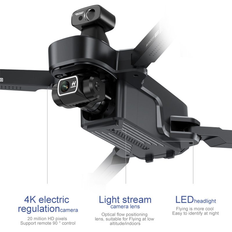 LULA 8811 PRO 3 Axis Gimbal Brushless Drones with 4K Camera Night Vision Gps and Lidar RC Drone