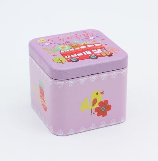 Customized Printing Logo OEM Gift Storage Can Lid Packaging Chocolate Metal Tin box