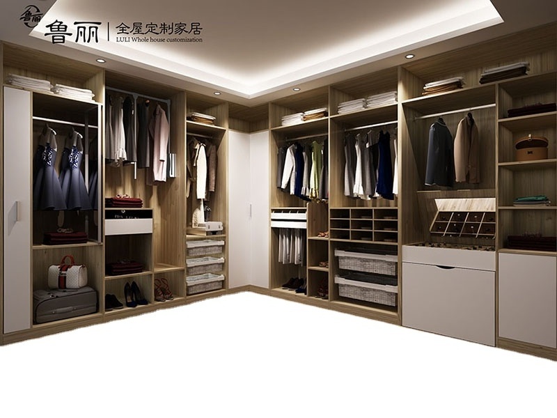 Modern Style Full House Design With Grey Furniture Bedroom Wardrobe