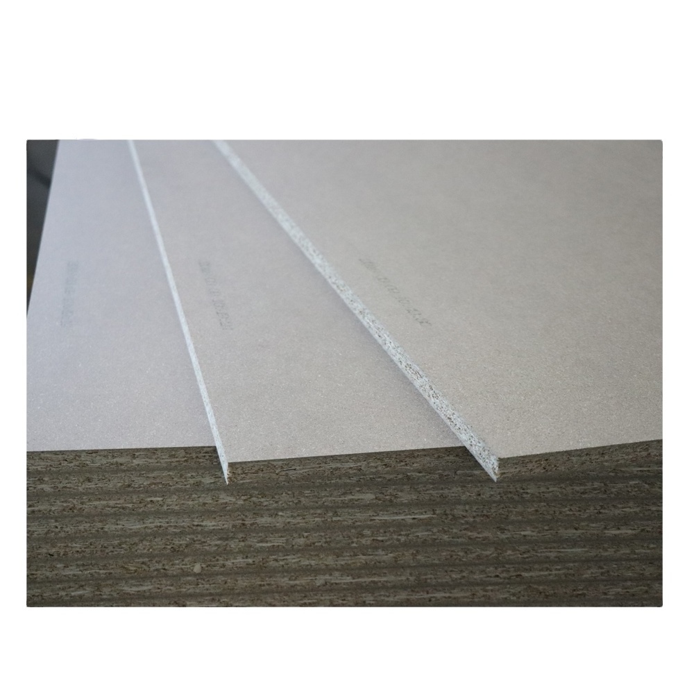 1220x2465mm plain particle board with melamine paper laminated