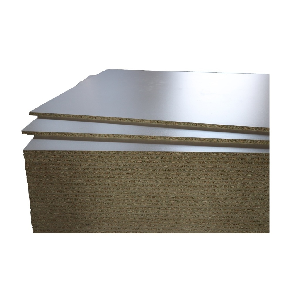 1220x2465mm plain particle board with melamine paper laminated