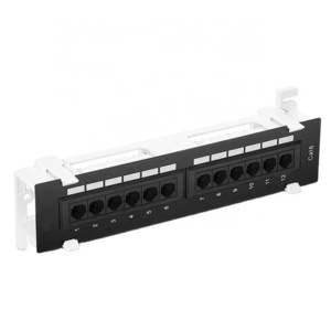 1U 12 port wall mounted type cat6 UTP patch panel