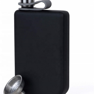 Portable Stainless Steel 8oz Whiskey Hip Flask and Funnel For Men