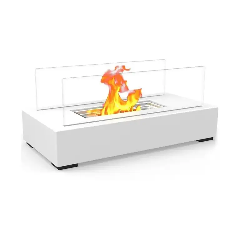 New marble indoor modern tabletop concrete cement fireplace portable heater fire bowl outdoor table top fire pit