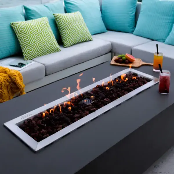 Propane gas fire pit table custom natural outdoor fireplace gas