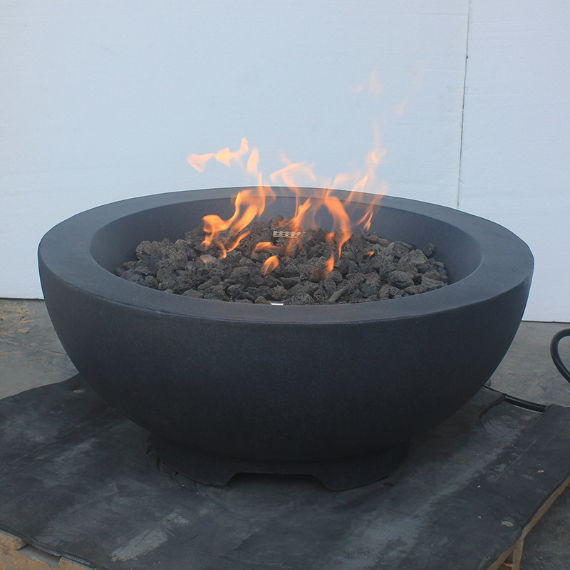 Morden garden fire pit high outdoor propane round fire table