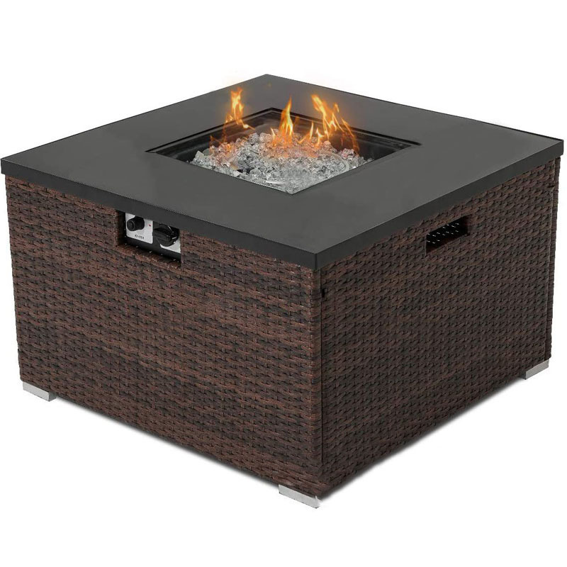 Brasero Home Fire Bowls Base Bowl Backyard Garden MGO Outdoor Fire Pit Heavy Duty Fireplace Fire Burner Cooking Gas Stoves