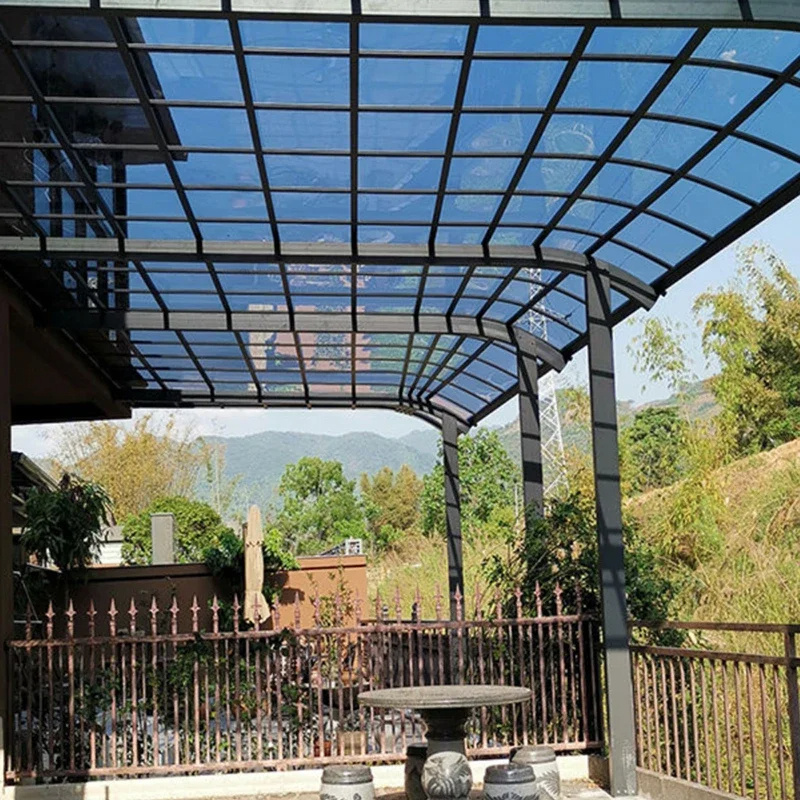 Custom 10x10 polycarbonate awning patio covering outdoor aluminium canopy roof